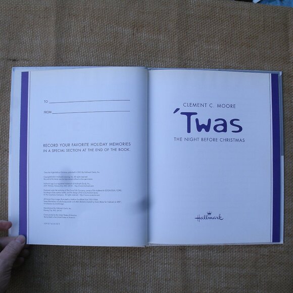 Twas the Night Before Christmas Coca Cola Santa Tribute Book - Picture 3 of 16